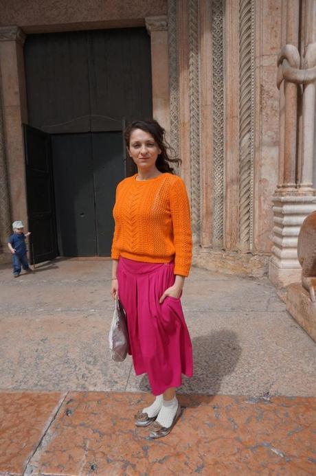Mother's Day, Italy, Modena, #Italy, #modena, what to wear on mother's day, wiw, ootd, how to wear brights, cropped wide leg pants, spring summer 2014, ss2014, #ss2014 trends, trends for spring and summer, spring trends, summer trends, socks with shoes, shoes with socks, shoe trend, spring shoe trend, how to mix brights, mom style, #momstyle, Reasons to Dress.com, Reasons to Dress, fblogger, #fblogger, lblogger, #lblogger