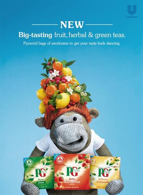 Enjoying the taste of a new range of Fruit, Herbal and Green Teas from PG Tips