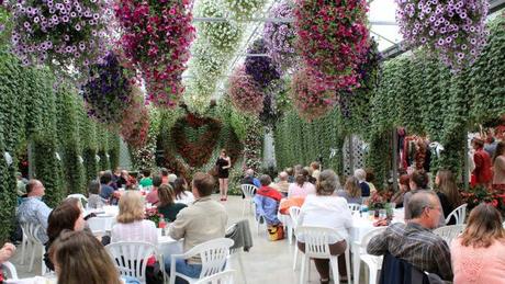 Elaborate natural arrangement for reception