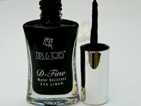Tips and Toes D-Fine Water Resistant Eye Liner Review