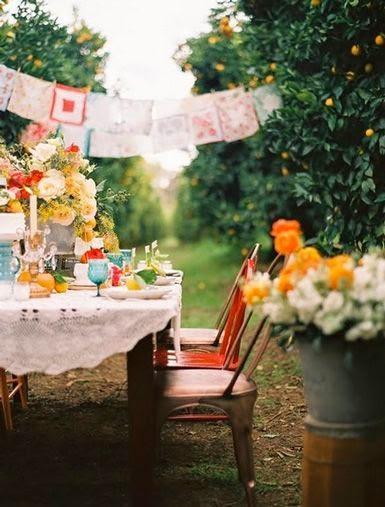 inspiration board | dining al fresco