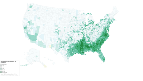 Minority Population Distribution In The United States