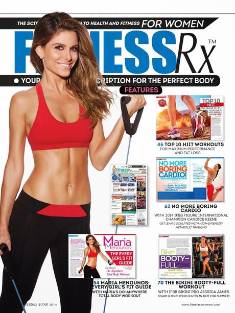 Maria Menounos For FitnessRX magazine, June 2014