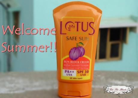 Lotus Herbals Safe Sun Block Cream SPF 30 Review