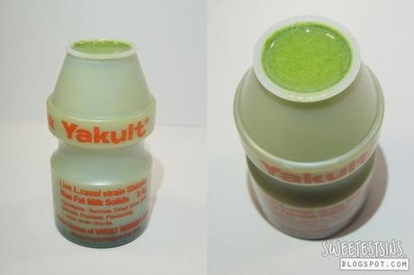 yakult maroyaka kale with yakult