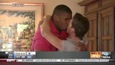 michael sam draft pick boyfriend kiss