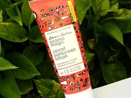 Aroma Magic Carrot Sunscreen Lotion SPF 15 Review