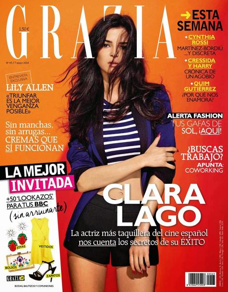 Clara Lago For Grazia Magazine, Spain, May 2014