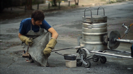 Can Citys Mobile Foundry; Recycling Cans Into Artistic Furniture 