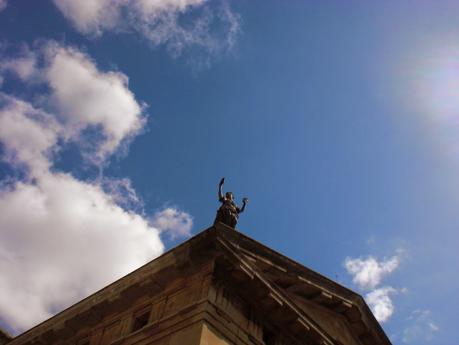 Oxford Skyline from the Open Top Bus  ...