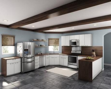 Contemporary Kitchen with Maytag Appliances