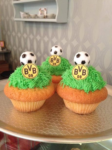 Soccer Cupcakes in Germany