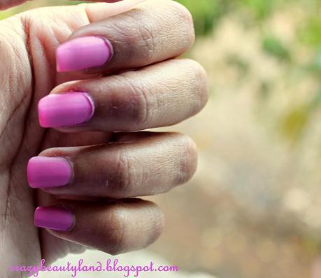 Nails! ~Faces Matte Nail Enamel in Candyfloss Matte (155)- Review, photos