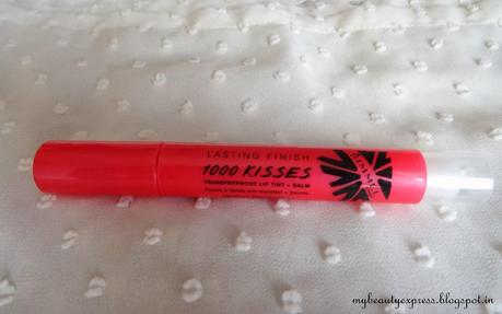 Rimmel 1000 Kisses Lip Tint + Balm in 130 Don't Stop Blushing - Review, Swatches, Photos