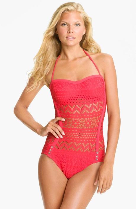 5 Swim Suits Every Mom Needs This Summer. coral swim