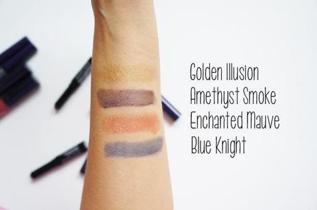 Mary Kay Fairytales and fantasy collection smoke & shimmer eye wand swatches