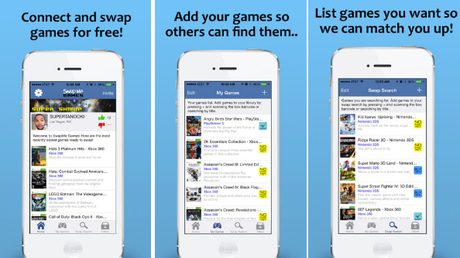 The SwapMe Games app is really easy to use