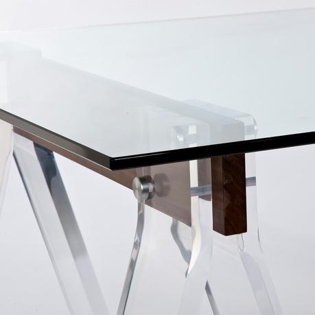 Muse Trestle Desk Walnut By B. Pila