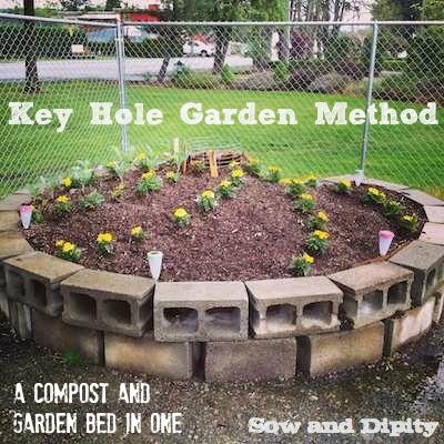 keyhole garden bed