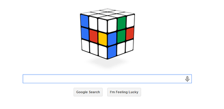 Rubik's Cube Google Doodle