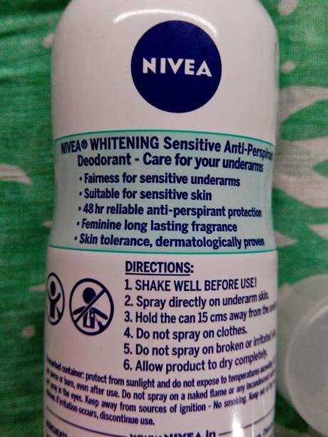 Surviving the Summer: Nivea Whitening Sensitive Deodorant Review