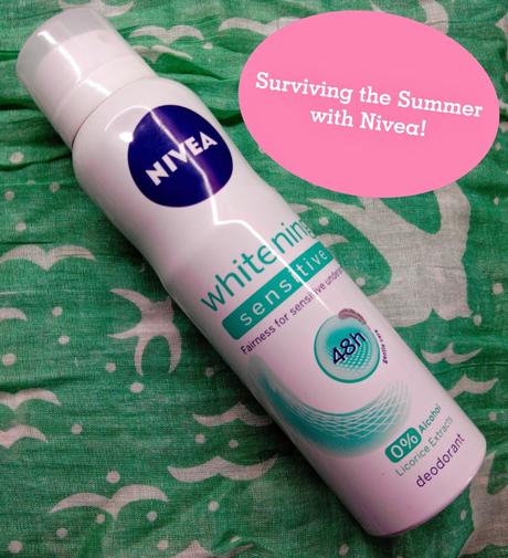 Surviving the Summer: Nivea Whitening Sensitive Deodorant Review