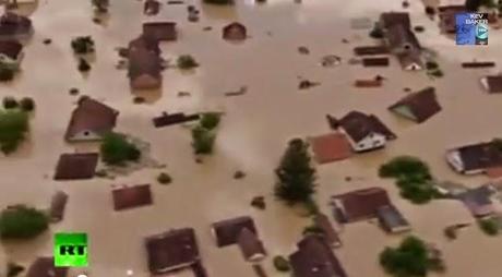 Video Footage Of Worst Flooding In Over A Century To Hit The Balkans