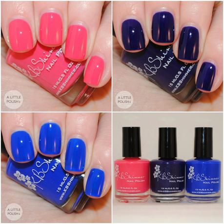 KB Shimmer Early Summer Collection - Partial Swatches & Review