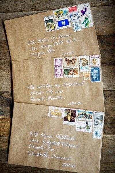Vintage Postage Stamps for Your Envelopes