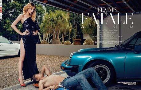 Niki Hajdu for Bazaar China Shoot by Shxpir