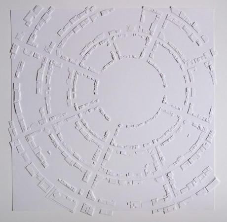 paper arts | cut paper maps