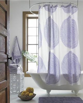 purple in the bathroom #purple #bathroom #showercurtain