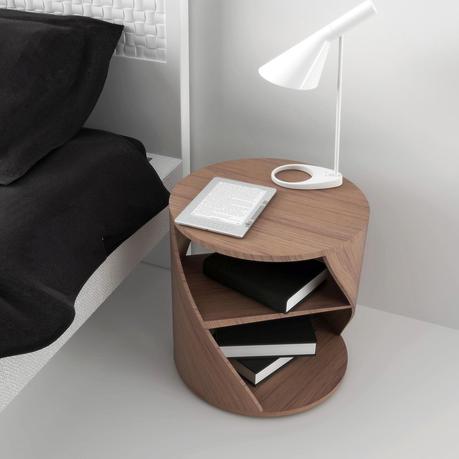 Mydna Small Table Wood by Joel Escalona