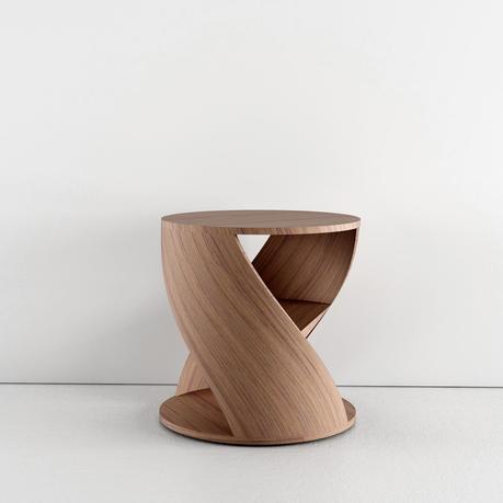 Mydna Small Table Wood by Joel Escalona