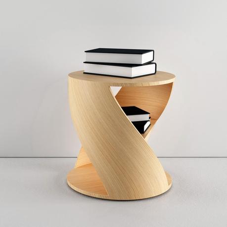 Mydna Small Table Wood by Joel Escalona