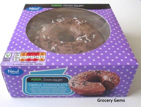 Asda Triple Chocolate Giant Doughnut Cake