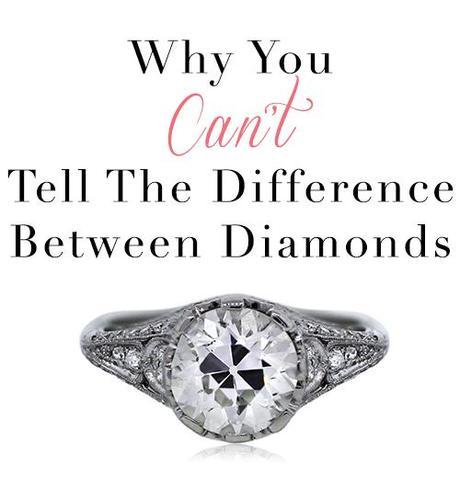 Why you can't tell the difference between diamonds