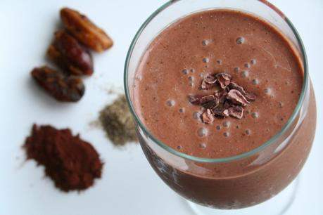 Dairy Free Chocolate Milkshake (Sweetened with Fruit)