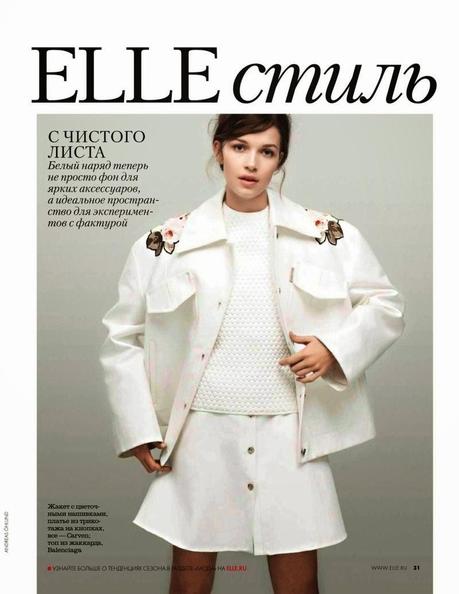Hanna Sorheim For Elle Magazine, Russia, June 2014