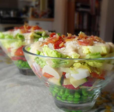 Cooking for two on a warm Spring Day, Chopped Salad