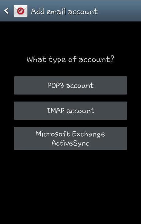 How To Setup Google Apps Mail In Samsung or Android Phones pop3-imap-microsoft-exchange