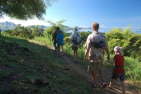 Komodo island hike