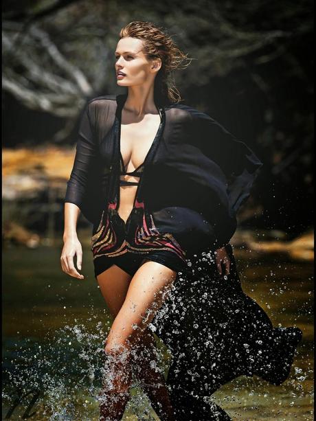 Edita Vilkeviciute by Gilles Bensimon for Vogue Magazine, Australia, June 2014