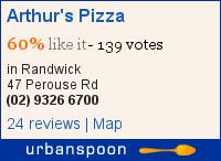 Arthur's Pizza on Urbanspoon