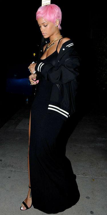 Rihanna Dines In LA