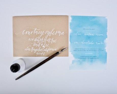 paper | custom calligraphy for stationery
