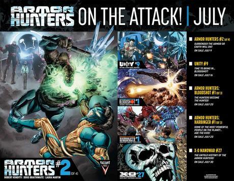First Look: ARMOR HUNTERS #2 – Valiant’s Blockbuster Summer Event Heats Up in July!