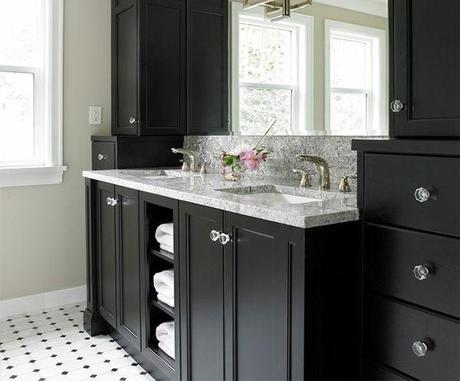 Black Bathroom Vanity Sets