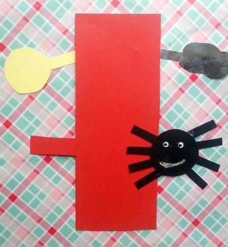 Incy Wincy Spider Nursery Rhyme Craft