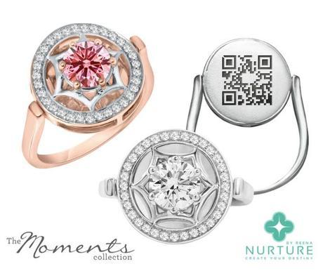 Nurture by Reena Moments Collection lab-grown pink diamond ring
